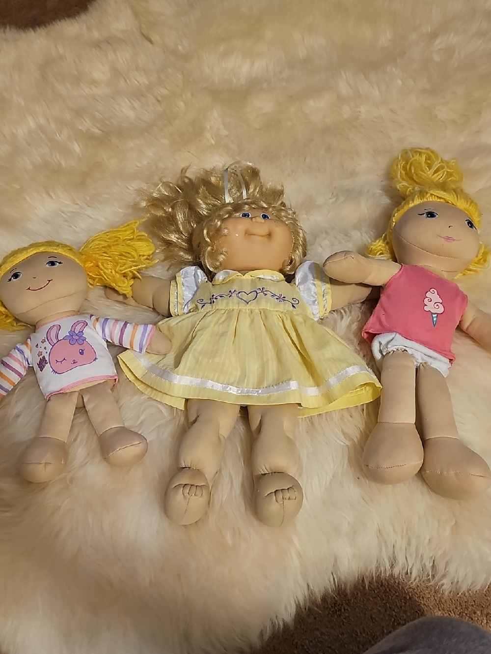 Yellow Dress Plush Rag Doll - Charming Soft Toy